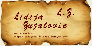 Lidija Zujalović vizit kartica
